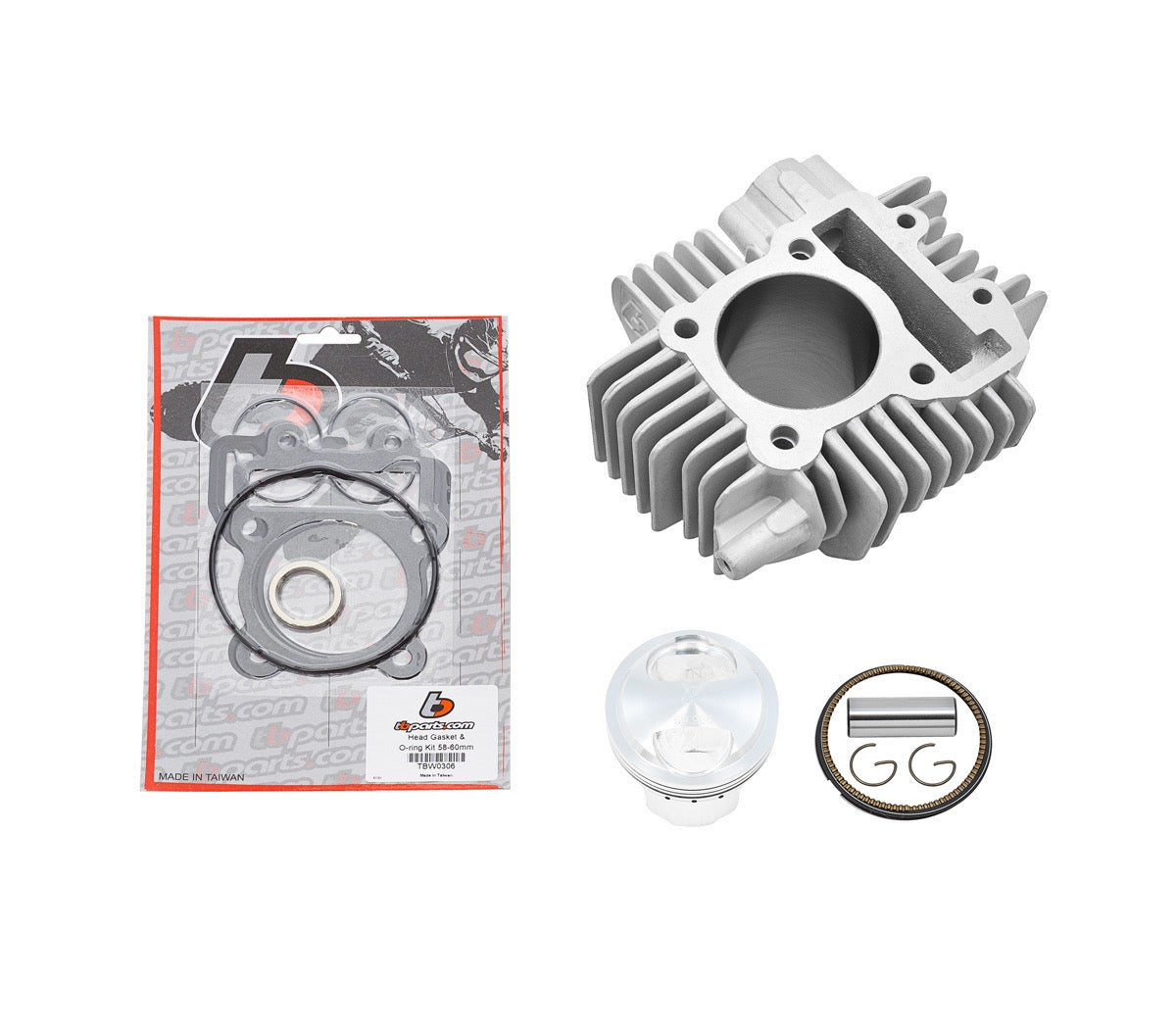 TB Parts 60mm Bore Kit - V2 Forged - Race Head Only KLX/YX/ZS